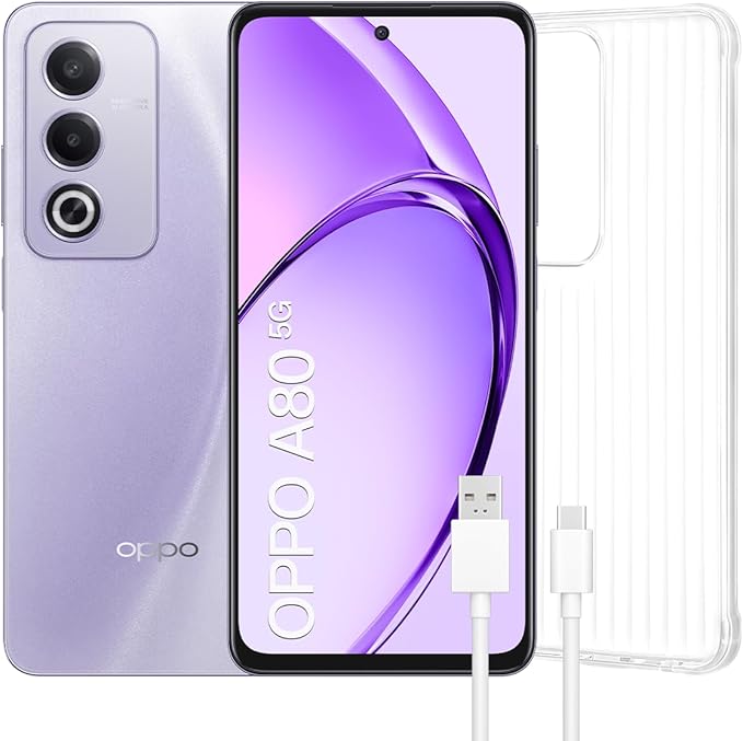 615mcYxQRL._AC_SX679_.jpg OPPO A80 5G 256GB Lila, A - Imagen 1