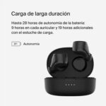Auriculares Belkin SoundForm Bolt Negro, A - Imagen 2