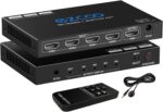 EZCOO Conmutador HDMI 4x1 ,A