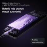 OPPO Reno13 F 5G 256GB 8GB Gris Grafito - Imagen 3