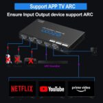 EZCOO Conmutador HDMI 4x1 ,A - Imagen 6