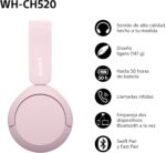 Sony WH-CH520 Cascos Azul, A - Imagen 2