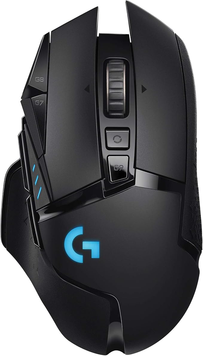 718b9wK3eaL._AC_SX679_.jpg Logitech G502 LIGHTSPEED, Negro, A - Imagen 1