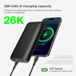 Belkin BoostCharge 4 puertos 26000mAh Negro , A - Imagen 5