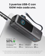 ANKER POWER BANK 165W 25000 mAh Plata, A - Imagen 3
