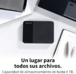 Disco duro externo Toshiba Canvio Ready 2TB Negro, B - Imagen 2