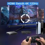 EZCOO Conmutador HDMI 4x1 ,A - Imagen 5
