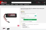 Batería LiPo Receptor Plana 7.4v. 2500mAh Ultimate Racing (JR) - Imagen 4