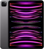 iPad Pro de 11 Pulgadas (Wi-Fi, 128 GB) 2022 M2- Gris Espacial (4.ª generación), B