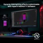 HyperX QuadCast S, RGB Micrófono de condensador USB para PC, PS4 y Mac, A - Imagen 2