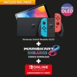Nintendo Switch Modelo OLED Azul Neón/Rojo Neón + Mario Kart 8 (código descarga) + 3 meses NSO - Imagen 2