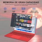 AOCWEI Portátil A6 Celeron 16 Pulgadas 12+512GB SSD Azul, A - Imagen 3