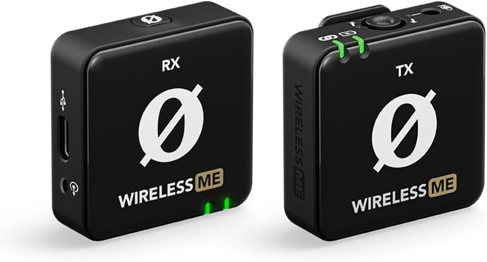 rode.jpg Micrófonos inalámbricos RØDE ultracompacto Wireless ME con micrófonos Integrados, tecnología GainAssist y 100m de Alcance para filmaciones, entrevistas y creación de contenidos, B - Imagen 1