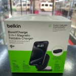 Belkin BoostCharge 2 en 1 Qi2 Negro