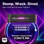 Crucial T710 SSD 2TB M.2 con Disipador - Imagen 4
